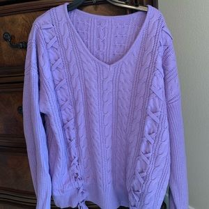 Purple sweater